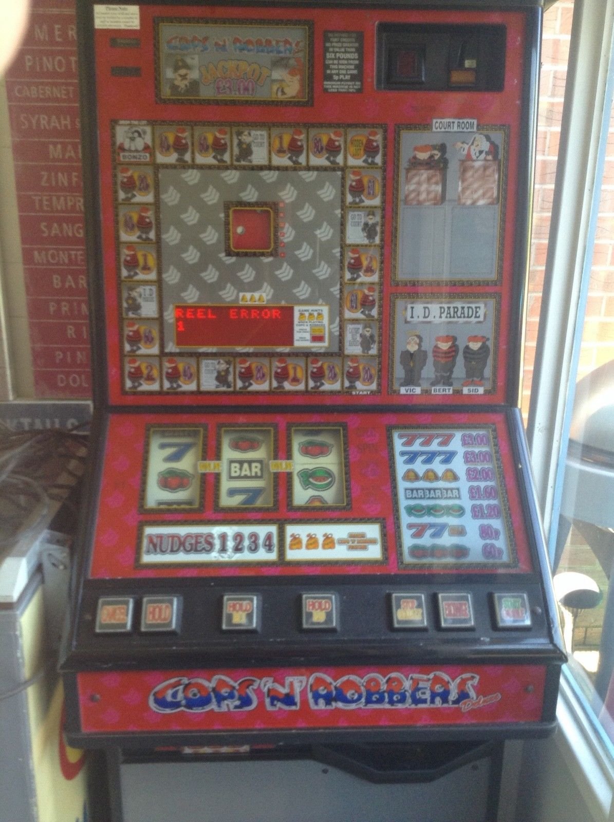 Cops and robbers slot machine for sale cheap