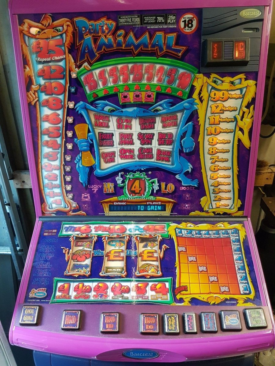 party animal fruit machine