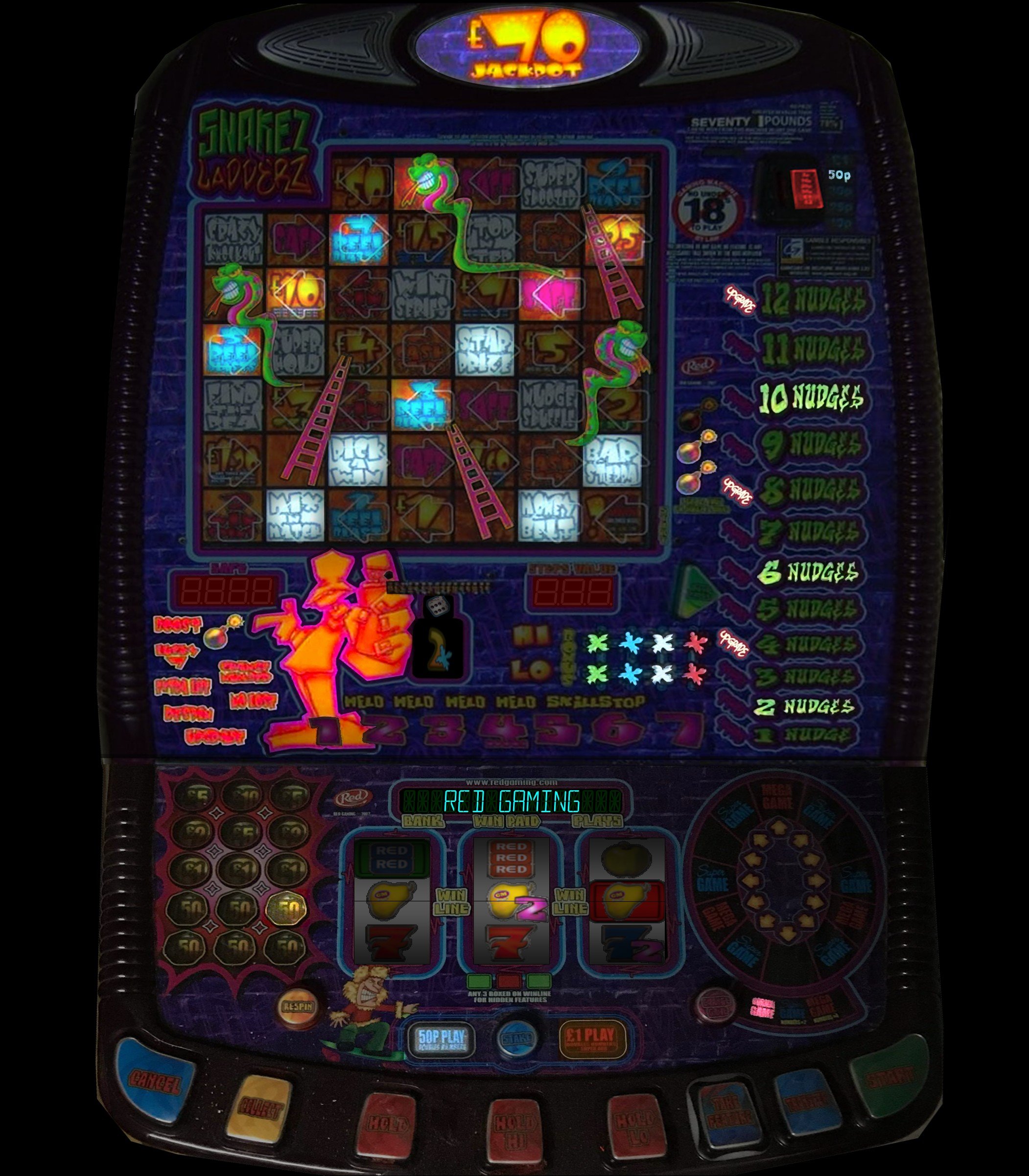 snakes and ladders fruit machine for sale