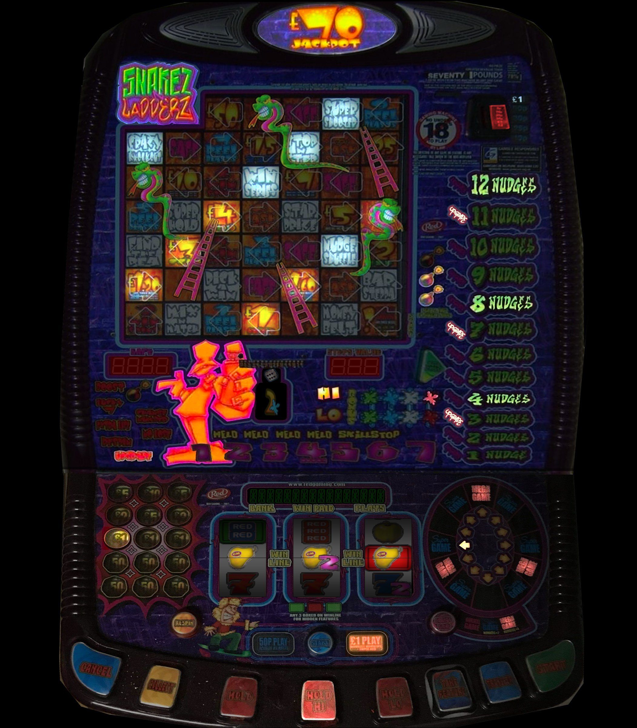 snakes and ladders fruit machine