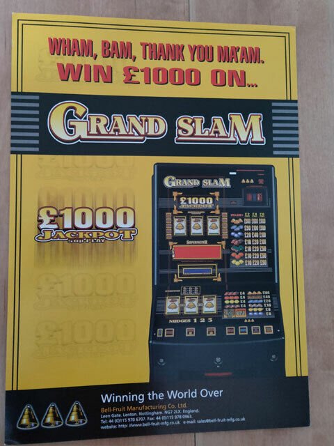 grand slam fruit machine